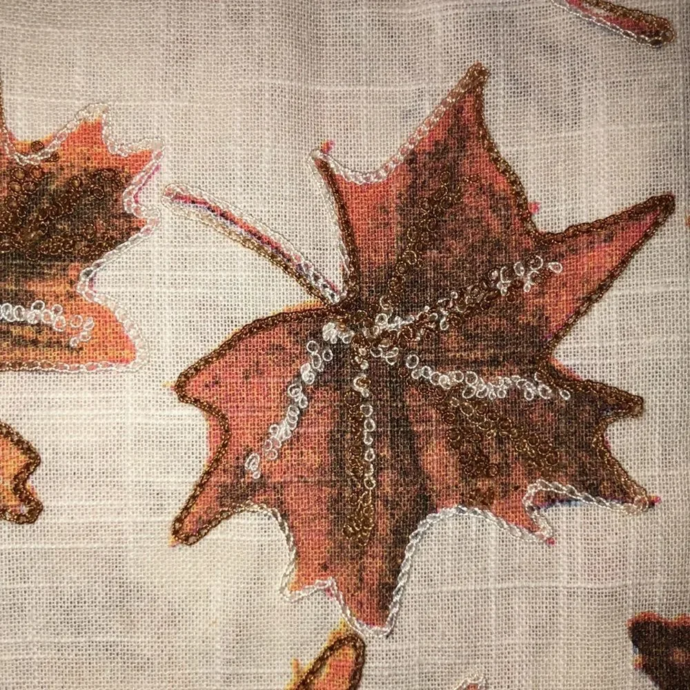 HOUSE & GARDEN Set of 3 Cotton Fall Harvest Kitchen Towels
